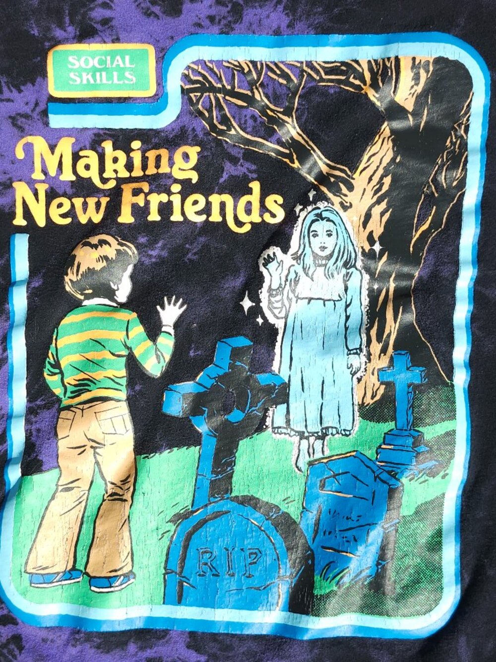 ROMWE Steven Rhodes making new friends T-Shirt Size 8/10